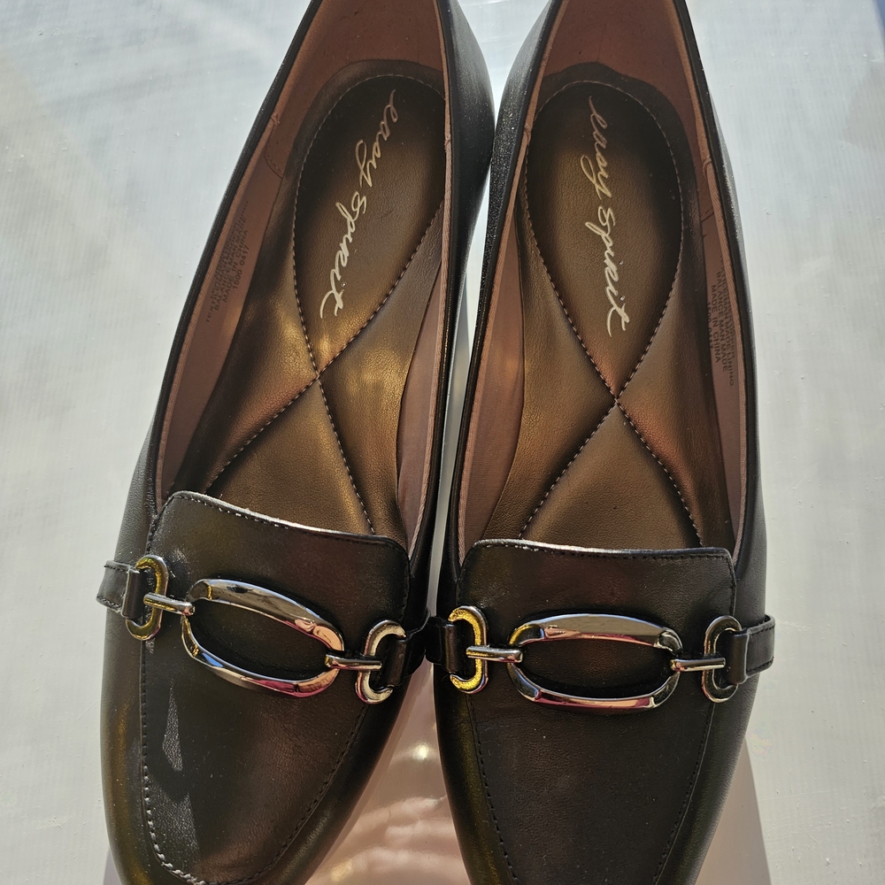 Easy Spirit Black Loafers for Women